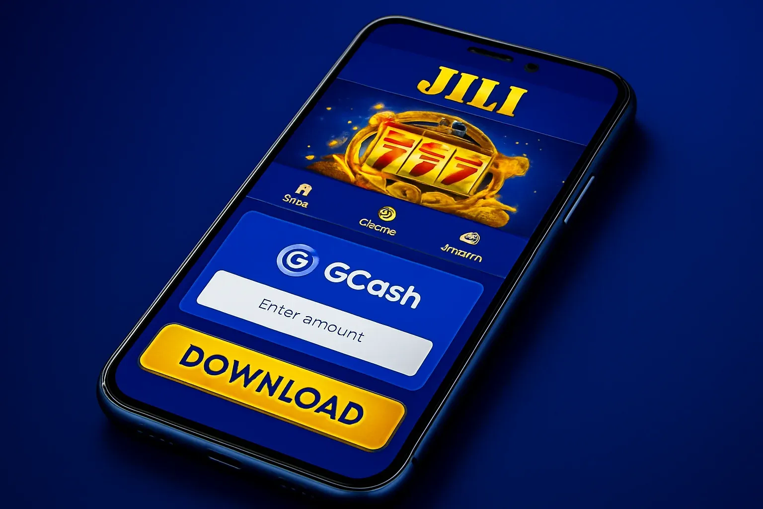Philippine casino mobile app on Android with JILI UI and GCash payment